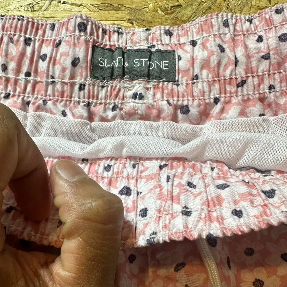 Unbranded Men's Pink and Purple Swim-briefs-shorts